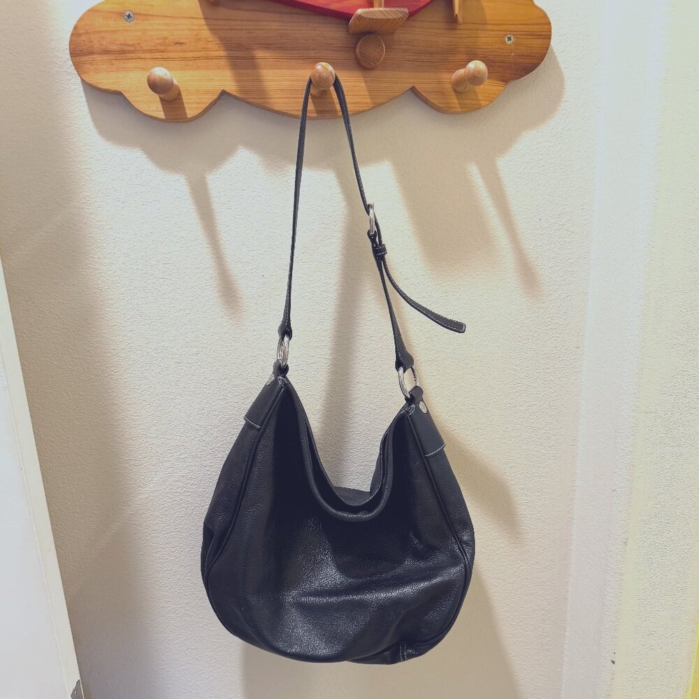 Bimba y Lola Pure Leather Hobo Bag